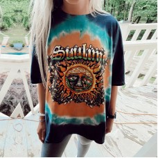 Casual Round Neck Short Sleeve Printed T-shirt